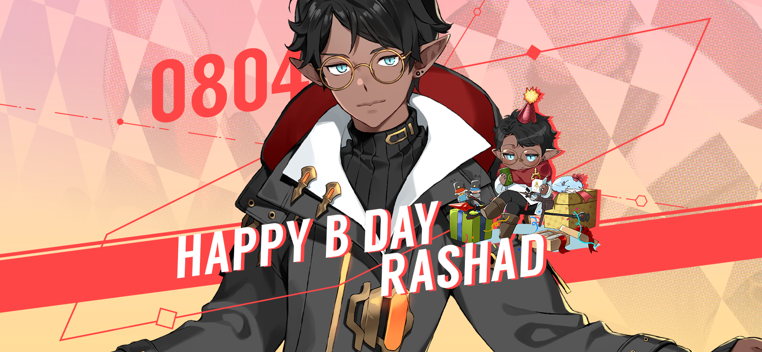 [Coupon] Aug 4th is Rashad's birthday!