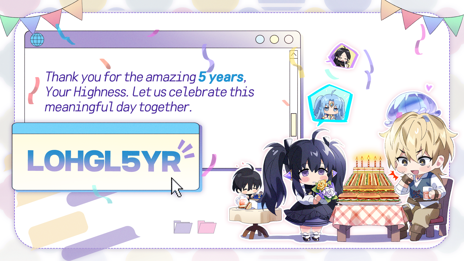 [Coupon] Global Release Phase 1: 5th Anniversary Coupon