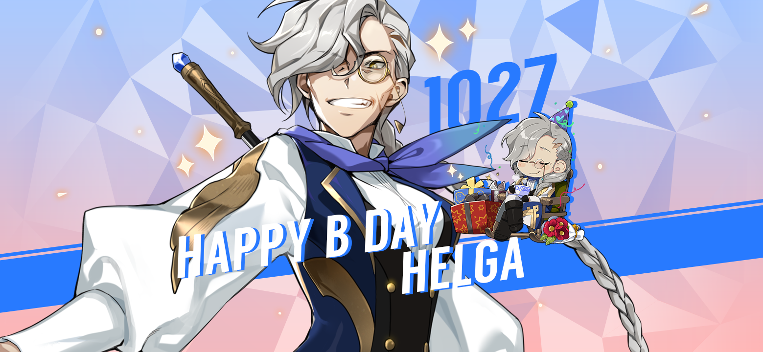 [Coupon] Oct 27th is Helga's and Dragon Knight Helga's birthday!