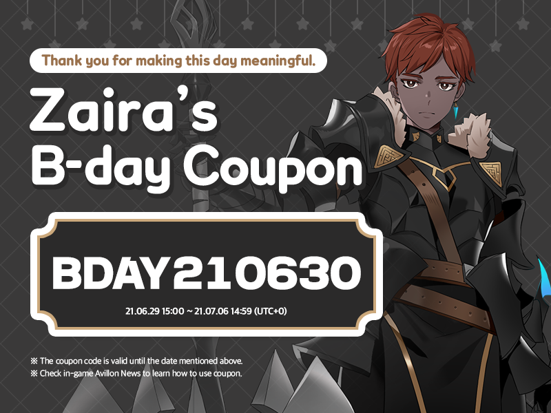 [Event] June 30th Zaira's Birthday!