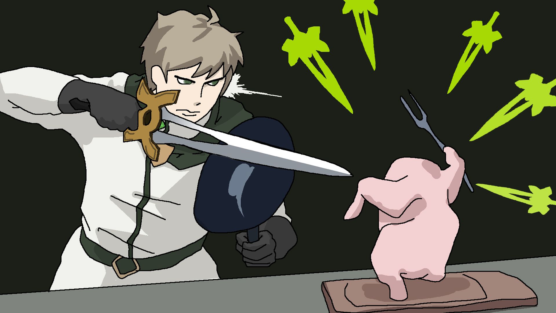 This Johan isn’t just a knight.  Meet Sir Grill-a-lot!