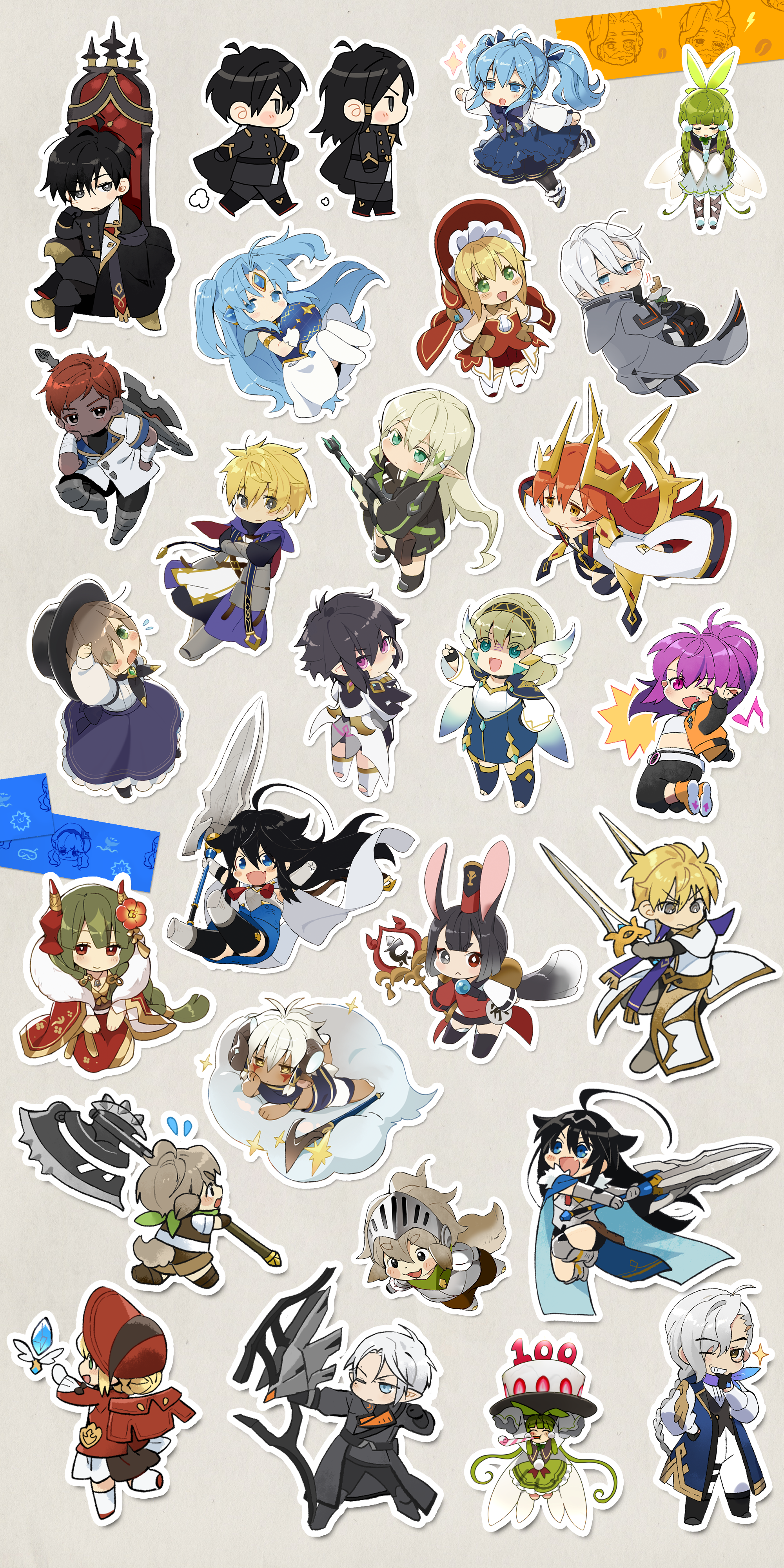[LOH] Knights Illustration SD ver.1